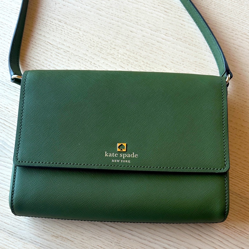 Kate Spade Forest Green Crossbody Bag